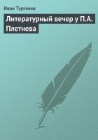 Онлайн книга - Литературный вечер у П.А. Плетнева